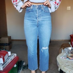 Levi ribcage jeans